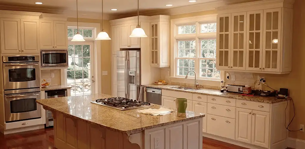 Custom cabinet door installation and kitchen upgrade in Louisville, KY